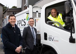 First electric waste truck launched in Wellington