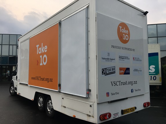 Image of the Take 10 mobile unit