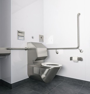 Image of accessible unisex toilet model that will be installed at Lambton Interchange