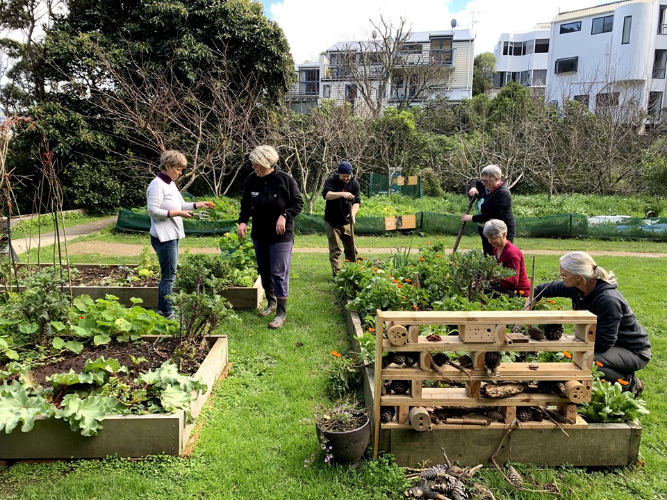 Gardeners busy at Innermost Gardens