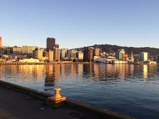 Panorama of Wellington's waterfront