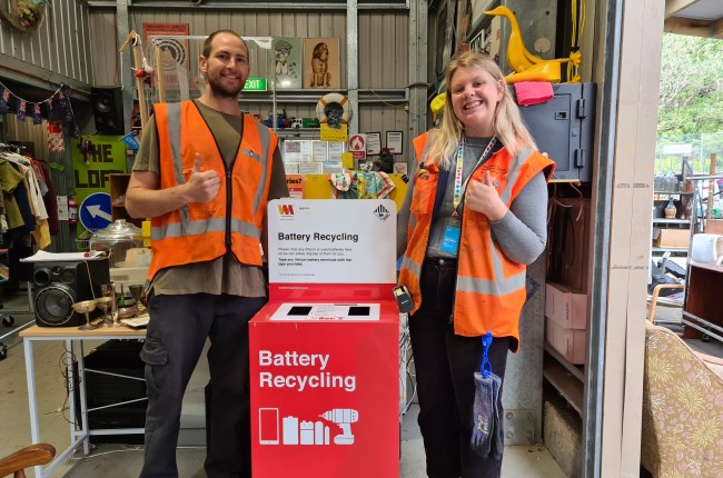 Battery recycling trial powering ahead