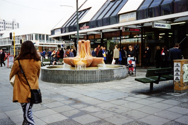 Manners Mall Fountain, c. 1989
