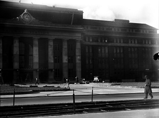 Railway station in Wellington in 1936.