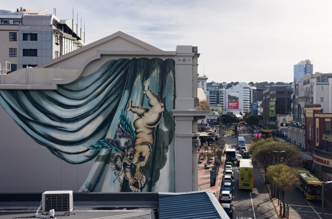 St James Theatre the perfect backdrop for new mural 