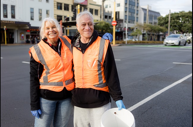 Courtenay Place scrubs up well after community clean-up