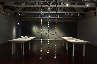 Artwork in a gallery.
