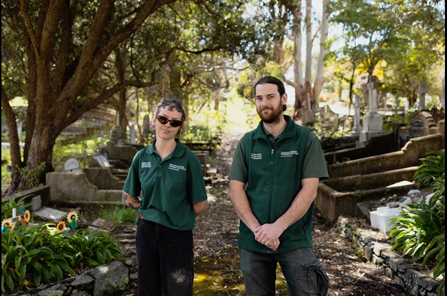 Meet the team caring for Wellington’s cemeteries