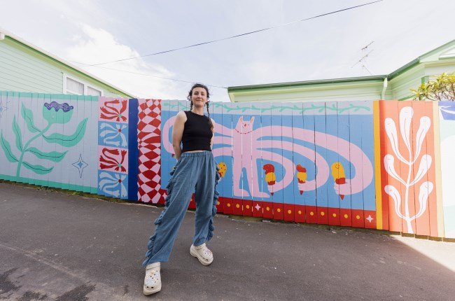 Mural brings students' imagination to life in Island Bay 