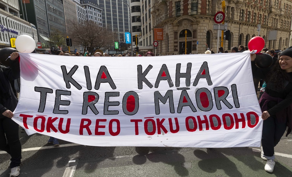 Te Wiki o te reo Māori parade 2019