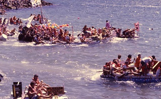 Summer City raft race circa 1985