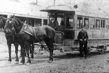 Horse and tram circa 1900