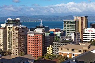 Office buildings in Wellington.