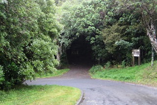 View of entrance to Johnston Hill Reserve.