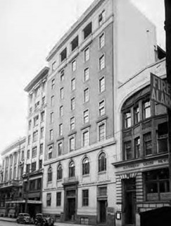 The United Building in the 1940s. 