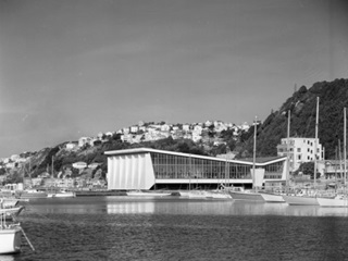 Freyberg Pool and the boat harbour circa 1960s. Photo by Duncan Winder.