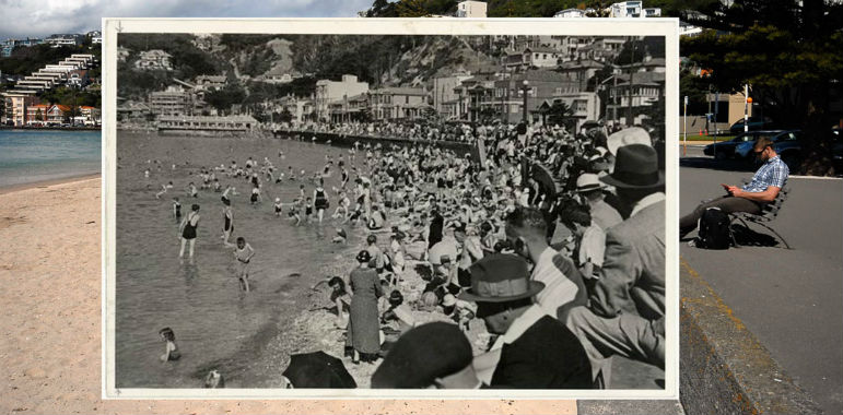 Oriental Bay now and then